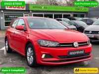 USED 2019 19 VOLKSWAGEN POLO Red 1.0 EVO SE Euro 6 hatchback, 78,903 miles, ULEZ compliant, 5-Speed manual, Air Conditioning, Bluetooth, 15in alloys, multifunction wheel. This 2019 Volkswagen Polo EVO SE is a superb example of a well maintained and cared for vehicle.  This stylish hatchback is powered by an efficient 1.0 litre petrol engine, meeting Euro 6 emissions standards.  It comes equipped with practical features such as halogen clear headlights with automatic activation and separate daytime running lights, a Composition Media system offering Bluetooth connectivity, and manual air conditioning to keep you comfortable.  The Volkswagen Polo EVO SE stands out