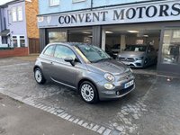 USED 2016 16 FIAT 500 1.2 Lounge Hatchback 3dr Petrol Manual Euro 6 (s/s) (69 bhp) SAT NAV, CLIMATE A/C, PANO ROOF