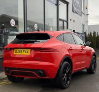 USED 2019 69 JAGUAR E-PACE 2.0 D180 Chequered Flag SUV 5dr Diesel Auto AWD Euro 6 (s/s) (180 ps) THIS CAR COMES WITH 6 MONTHS WARRANTY , BREAKDOWN COVER & RECOVERY++  GREAT EXAMPLE OF AUTOMATIC SUV  NAVIGATION SYSTEM + BLUETOOTH + DAB RADIO + USB CONNECTION + FRONT AND REAR PARKING SENSORS + HALF  LEATHER TRIM  + FRONT HEATED SEATS + CRUISE CONTROL + CLIMATE CONTROL + 20 INCH ALLOY WHEELS + AUTO START STOP + ELECTRIC PARKING BRAKE + HILL HOLD ASSIST + ELECTRIC SEAT ADJUSTMENT + TRACTION CONTROL + DAY TIME RUNNING LIGHTS + KEY LESS START + FULL LEATEHER STITCHED STEERING WHEEL +