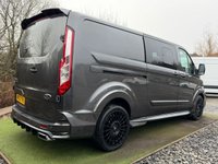 USED 2022 72 FORD TRANSIT CUSTOM 2.0 320 EcoBlue Limited Crew Van Double Cab 5dr Diesel Auto L2 H1 Euro 6 (170 ps) Heated seat, park assist, RVDM
