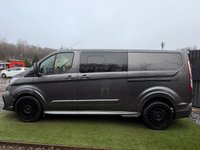 USED 2022 72 FORD TRANSIT CUSTOM 2.0 320 EcoBlue Limited Crew Van Double Cab 5dr Diesel Auto L2 H1 Euro 6 (170 ps) Heated seat, park assist, RVDM