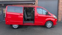 USED 2022 22 FORD TRANSIT CUSTOM 2.0 300 EcoBlue Limited Crew Van Double Cab 5dr Diesel Manual L1 H1 Euro 6 (s/s) (6 Seat) (170 ps) *** ONE OWNER - SAT NAV - 6 SEATS - AIR CON - HEATED SEATS ***