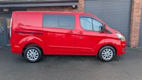 USED 2022 22 FORD TRANSIT CUSTOM 2.0 300 EcoBlue Limited Crew Van Double Cab 5dr Diesel Manual L1 H1 Euro 6 (s/s) (6 Seat) (170 ps) *** ONE OWNER - SAT NAV - 6 SEATS - AIR CON - HEATED SEATS ***