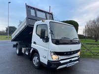 USED 2026 26 MITSUBISHI CANTER 3C13 2500MM WHEELBASE TIPPER 3.0TD 130 BHP  + WARRANTY TILL MAR 2029* New Pre Registered April 2026, Delivery Mileage, Manufactures  Warranty Till Mar 2029, Suspended Drivers Seat, Dual Rear Wheels!,3500 Kg Towing Capacity, Fitted With Factory 1 Way Scattolini Tipper Body! In Stock Now Immediate Availability!