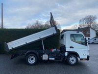 USED 2026 26 MITSUBISHI CANTER 3C13 2500MM WHEELBASE TIPPER 3.0TD 130 BHP  + WARRANTY TILL MAR 2029* New Pre Registered April 2026, Delivery Mileage, Manufactures  Warranty Till Mar 2029, Suspended Drivers Seat, Dual Rear Wheels!,3500 Kg Towing Capacity, Fitted With Factory 1 Way Scattolini Tipper Body! In Stock Now Immediate Availability!