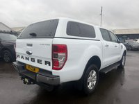 USED 2023 23 FORD RANGER 2.0 EcoBlue Limited Pickup Double Cab 4dr Diesel Auto 4WD Euro 6 (s/s) (170 ps) A REAL BEAUTY, JUST ARRIVED AND FINISHED IN HUGELY POPULAR WHITE PAINT+JUST 1 OWNER FROM NEW+DIESEL+AUTOMATIC+4 WHEEL DRIVE+ULEZ COMPLIANT+HARD TOP+LOAD LINER+TOW BAR+FULL LEATHER INTERIOR+PARK ASSIST+AIR CONDITIONING+ALLOY WHEELS+FULL RANGE OF FINANCE OPTIONS AVAILABLE+CALL TODAY TO ARRANGE A VIEWING+READY TO DRIVE AWAY TODAY!!!!!!!!!!!!!!!!!!!!!!!