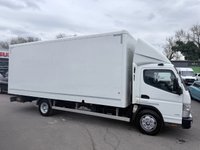 USED 2017 67 MITSUBISHI FUSO CANTER White 7.5T LWB box lorry, 60,000 miles, 2 Owners from New, ULEZ compliant, Automatic, Radio, Electric windows. Plus VAT @ 20%! This Mitsubishi Fuso Canter DG67 DKY 7C15 28 is finished in clean white and has covered just 60,000 miles, making it a low-mileage example for its age. Fully ULEZ compliant, this 7.5-ton long wheelbase box lorry is ideal for city work as well as longer distance operations, offering excellent versatility for a wide range of businesses. It comes with a smooth fully automatic gearbox, making it extremely easy and comfortable to drive, even in busy urban environments. The cab is well equipped with a