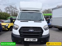 USED 2022 22 FORD TRANSIT White 2.0 EcoBlue Euro 6 Luton L4, 81,200 miles, ULEZ compliant, 6-Speed manual, A/C, Bluetooth, DAB, Electric tail lift. Final price plus VAT @ 20%! This 2022 Ford Transit 2.0 350 EcoBlue HD Leader RWD L4 Euro 6 (s/s) 2dr (DRW) is a superb example, having had only one owner since new. This robust L4 model, designated as a 350 Leader, is powered by an efficient 2.0 litre EcoBlue diesel engine meeting Euro 6 emissions standards. It comes with a 3 month warranty for your peace of mind. Notable features include Dual Rear Wheels for enhanced stability, Manual Air Conditioning to keep you comfortable, and ICE Pack 17 which includes Bluetooth conne