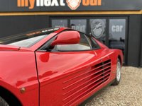 USED 1990 G FERRARI TESTAROSSA 4.9 Coupe 2dr Petrol Manual (390 bhp) 3 FORMER KEEPERS + FULL FERRARI SERVICE HISTORY + ROSSO CORSA WITH NERO LEATHER INTERIOR + LEFT HAND DRIVE + EUROPEAN CAR + 1990 G REG + DELIVERED NEW TO NETHERLANDS WHERE IT STAYED UNTIL 2015 + REGISTERED IN 09/01/2015 AND SOLD BY KROYMANS MAIN DEALER