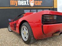 USED 1990 G FERRARI TESTAROSSA 4.9 Coupe 2dr Petrol Manual (390 bhp) 3 FORMER KEEPERS + FULL FERRARI SERVICE HISTORY + ROSSO CORSA WITH NERO LEATHER INTERIOR + LEFT HAND DRIVE + EUROPEAN CAR + 1990 G REG + DELIVERED NEW TO NETHERLANDS WHERE IT STAYED UNTIL 2015 + REGISTERED IN 09/01/2015 AND SOLD BY KROYMANS MAIN DEALER