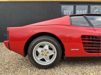 USED 1990 G FERRARI TESTAROSSA 4.9 Coupe 2dr Petrol Manual (390 bhp) 3 FORMER KEEPERS + FULL FERRARI SERVICE HISTORY + ROSSO CORSA WITH NERO LEATHER INTERIOR + LEFT HAND DRIVE + EUROPEAN CAR + 1990 G REG + DELIVERED NEW TO NETHERLANDS WHERE IT STAYED UNTIL 2015 + REGISTERED IN 09/01/2015 AND SOLD BY KROYMANS MAIN DEALER