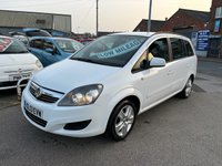 USED 2013 13 VAUXHALL ZAFIRA 1.6 16V Exclusiv MPV 5dr Petrol Manual Euro 5 (115 ps) 