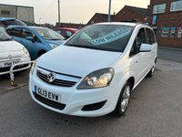 USED 2013 13 VAUXHALL ZAFIRA 1.6 16V Exclusiv MPV 5dr Petrol Manual Euro 5 (115 ps) 