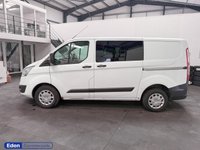USED 2017 67 FORD TRANSIT CUSTOM 2.0 TDCi 310 Trend L2 H2 (170 g/km, 128 bhp) * 6 SEATER CREW VAN * 