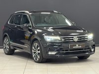 USED 2017 17 VOLKSWAGEN TIGUAN 2.0 TDI BlueMotion Tech R-Line SUV 5dr Diesel DSG 4Motion Euro 6 (s/s) (150 ps) FSH + 2 OWNERS + PAN ROOF +