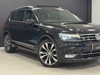 USED 2017 17 VOLKSWAGEN TIGUAN 2.0 TDI BlueMotion Tech R-Line SUV 5dr Diesel DSG 4Motion Euro 6 (s/s) (150 ps) FSH + 2 OWNERS + PAN ROOF +