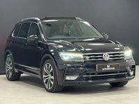 USED 2017 17 VOLKSWAGEN TIGUAN 2.0 TDI BlueMotion Tech R-Line SUV 5dr Diesel DSG 4Motion Euro 6 (s/s) (150 ps) FSH + 2 OWNERS + PAN ROOF +