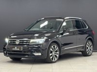 USED 2017 17 VOLKSWAGEN TIGUAN 2.0 TDI BlueMotion Tech R-Line SUV 5dr Diesel DSG 4Motion Euro 6 (s/s) (150 ps) FSH + 2 OWNERS + PAN ROOF +