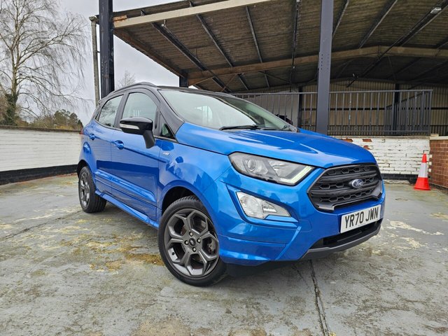 2020 70 Ford Ecosport 1.0T EcoBoost GPF ST-Line SUV 5dr Petrol Manual Euro 6 (s/s) (125 ps)