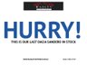 USED 2015 15 DACIA SANDERO 0.9 TCe Laureate Prime Hatchback 5dr Petrol Manual Euro 5 (90 ps) RAC PLATINUM WARRANTY INCLUDED