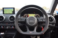 USED 2018 18 AUDI RS3 2.5 TFSI Sportback 5dr Petrol S Tronic quattro Euro 6 (s/s) (400 ps) PANORAMIC ROOF / SPORTS EXHST