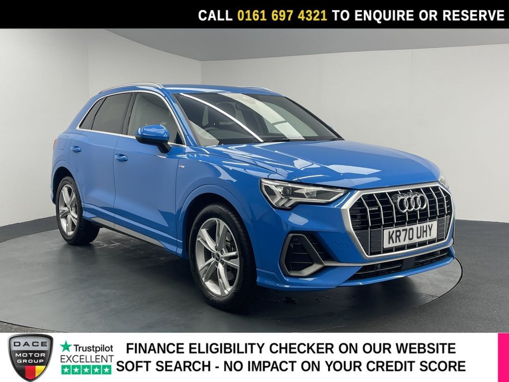 Blue 2020 Audi Q3 All-wheel drive Automatic