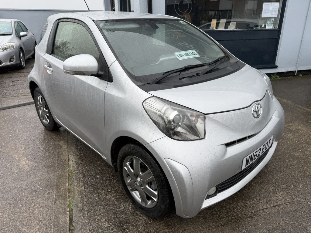 USED 2012 62 TOYOTA IQ 1.0 VVT-i 2 Hatchback 3dr Petrol Manual Euro 5 (68 ps) FULL HISTORY+HIGH SPECS