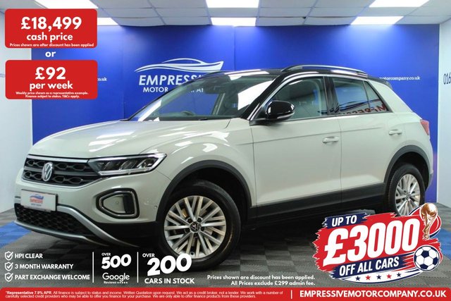 View our Volkswagen T-Roc range