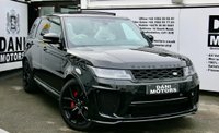 USED 2022 22 LAND ROVER RANGE ROVER SPORT 5.0 P575 V8 SVR Auto 4WD Euro 6 (s/s) 5dr *PANROOF*CARBON INTR*SUEDE*