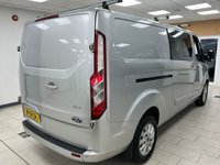USED 2018 68 FORD TRANSIT CUSTOM 2.0 320 EcoBlue Limited Crew Van Double Cab 5dr Diesel Manual L2 H1 Euro 6 (6 Seat) (130 ps) 