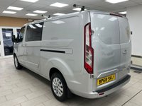 USED 2018 68 FORD TRANSIT CUSTOM 2.0 320 EcoBlue Limited Crew Van Double Cab 5dr Diesel Manual L2 H1 Euro 6 (6 Seat) (130 ps) 