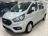 USED 2018 68 FORD TRANSIT CUSTOM 2.0 320 EcoBlue Limited Crew Van Double Cab 5dr Diesel Manual L2 H1 Euro 6 (6 Seat) (130 ps) 
