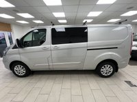 USED 2018 68 FORD TRANSIT CUSTOM 2.0 320 EcoBlue Limited Crew Van Double Cab 5dr Diesel Manual L2 H1 Euro 6 (6 Seat) (130 ps) 