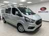 USED 2018 68 FORD TRANSIT CUSTOM 2.0 320 EcoBlue Limited Crew Van Double Cab 5dr Diesel Manual L2 H1 Euro 6 (6 Seat) (130 ps) 