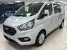 USED 2018 68 FORD TRANSIT CUSTOM 2.0 320 EcoBlue Limited Crew Van Double Cab 5dr Diesel Manual L2 H1 Euro 6 (6 Seat) (130 ps) 