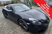 USED 2017 67 PORSCHE 718 CAYMAN 2.5T S Coupe 2 Door Petrol Manual Euro 6 (s/s) (350 ps) &pound;13,484 OF PORSCHE EXTRAS WHEN NEW