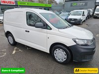 USED 2022 22 VOLKSWAGEN CADDY White 2.0 TDI Euro 6 panel van, 67,800 miles, ULEZ compliant, 6-speed manual, A/C, Bluetooth, Cruise, Rear sensors. Final price plus VAT @ 20%! This 2022 Volkswagen Caddy Commerce SWB presents an exceptional ownership proposition, having had only one owner from new. This practical 2.0 TDI C20 Commerce van is a Euro 6 compliant model, ensuring efficient operation. It comes with a full service history, with the last service completed at 57247 miles on 2025-01-09. For your peace of mind, a 12 month MOT will be provided upon purchase, and the vehicle is covered by a 3 month warranty. Notable features include separate daytime running lights