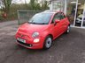 USED 2016 16 FIAT 500 1.2 Lounge Hatchback 3dr Petrol Manual Euro 6 (s/s) (69 bhp) Only &pound;20 per year road tax! Fresh detailed inspection and new service. One Previous Owner. Sold with a new 12 month MOT with no advisories. Cheap to insure being only group 8!