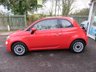USED 2016 16 FIAT 500 1.2 Lounge Hatchback 3dr Petrol Manual Euro 6 (s/s) (69 bhp) Only &pound;20 per year road tax! Fresh detailed inspection and new service. One Previous Owner. Sold with a new 12 month MOT with no advisories. Cheap to insure being only group 8!