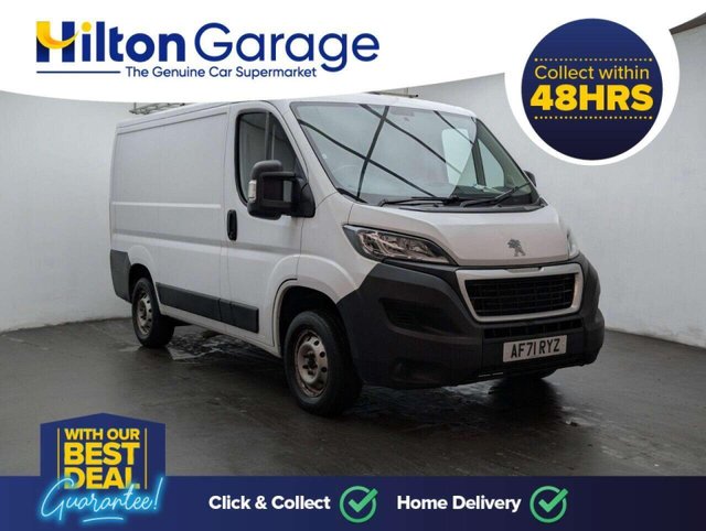 USED 2021 71 PEUGEOT BOXER 2.2 BlueHDi 333 Professional Panel Van 5dr Diesel Manual L1 H1 Euro 6 (s/s) (120 ps) NAVIGATION+CRUISE CONTROL CLICK & COLLECT/HOME DELIVERY