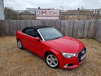 USED 2019 19 AUDI A3 CABRIOLET 1.5 TFSI CoD 35 Sport Convertible 2dr Petrol Manual Euro 6 (s/s) (150 ps) ** WE OFFER FINANCE ON THIS CAR **