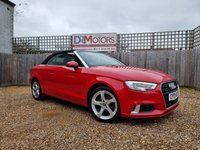 USED 2019 19 AUDI A3 CABRIOLET 1.5 TFSI CoD 35 Sport Convertible 2dr Petrol Manual Euro 6 (s/s) (150 ps) ** WE OFFER FINANCE ON THIS CAR **
