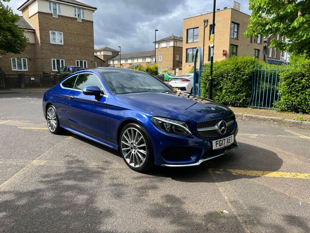 2017 17 MERCEDES-BENZ C-CLASS 2.0 C200 AMG Line (Premium) Coupe 2dr Petrol G-Tronic+ Euro 6 (s/s) (184 ps) 360 Surround Camera, Sat Nav, Panoramic Roof