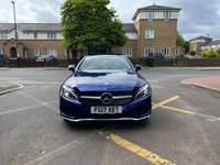 USED 2017 17 MERCEDES-BENZ C-CLASS 2.0 C200 AMG Line (Premium) Coupe 2dr Petrol G-Tronic+ Euro 6 (s/s) (184 ps) 360 Surround Camera, Sat Nav, Panoramic Roof