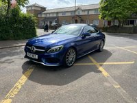 USED 2017 17 MERCEDES-BENZ C-CLASS 2.0 C200 AMG Line (Premium) Coupe 2dr Petrol G-Tronic+ Euro 6 (s/s) (184 ps) 360 Surround Camera, Sat Nav, Panoramic Roof
