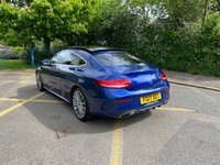 USED 2017 17 MERCEDES-BENZ C-CLASS 2.0 C200 AMG Line (Premium) Coupe 2dr Petrol G-Tronic+ Euro 6 (s/s) (184 ps) 360 Surround Camera, Sat Nav, Panoramic Roof