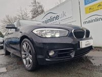 USED 2018 68 BMW 1 SERIES 2.0 118d Sport Auto Euro 6 (s/s) 5dr *SAT NAV*AUTOMATIC*LEATHER*