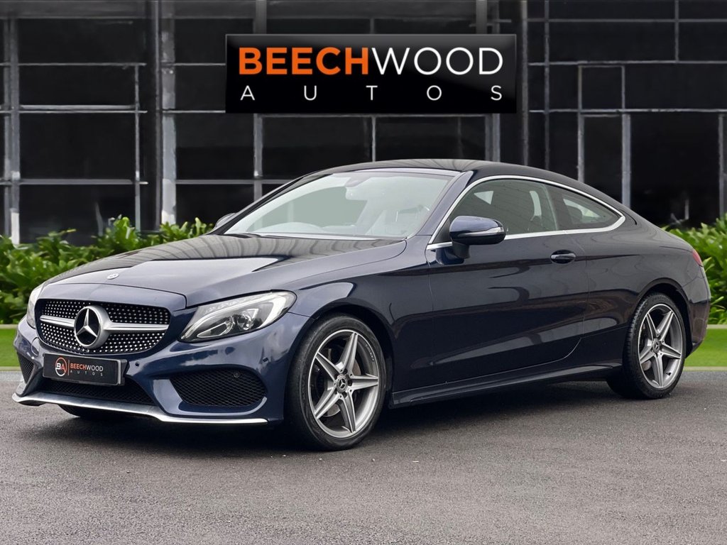 USED 2017 67 MERCEDES-BENZ C-CLASS 2.1 C220d AMG Line Coupe 2dr Diesel G-Tronic+ Euro 6 (s/s) (170 ps) FULL SERVICE HISTORY