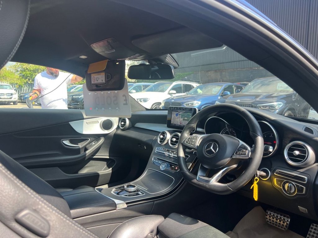 USED 2017 67 MERCEDES-BENZ C-CLASS 2.1 C220d AMG Line Coupe 2dr Diesel G-Tronic+ Euro 6 (s/s) (170 ps) FULL SERVICE HISTORY