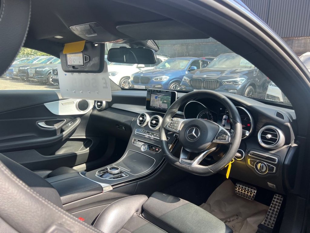 USED 2017 67 MERCEDES-BENZ C-CLASS 2.1 C220d AMG Line Coupe 2dr Diesel G-Tronic+ Euro 6 (s/s) (170 ps) FULL SERVICE HISTORY